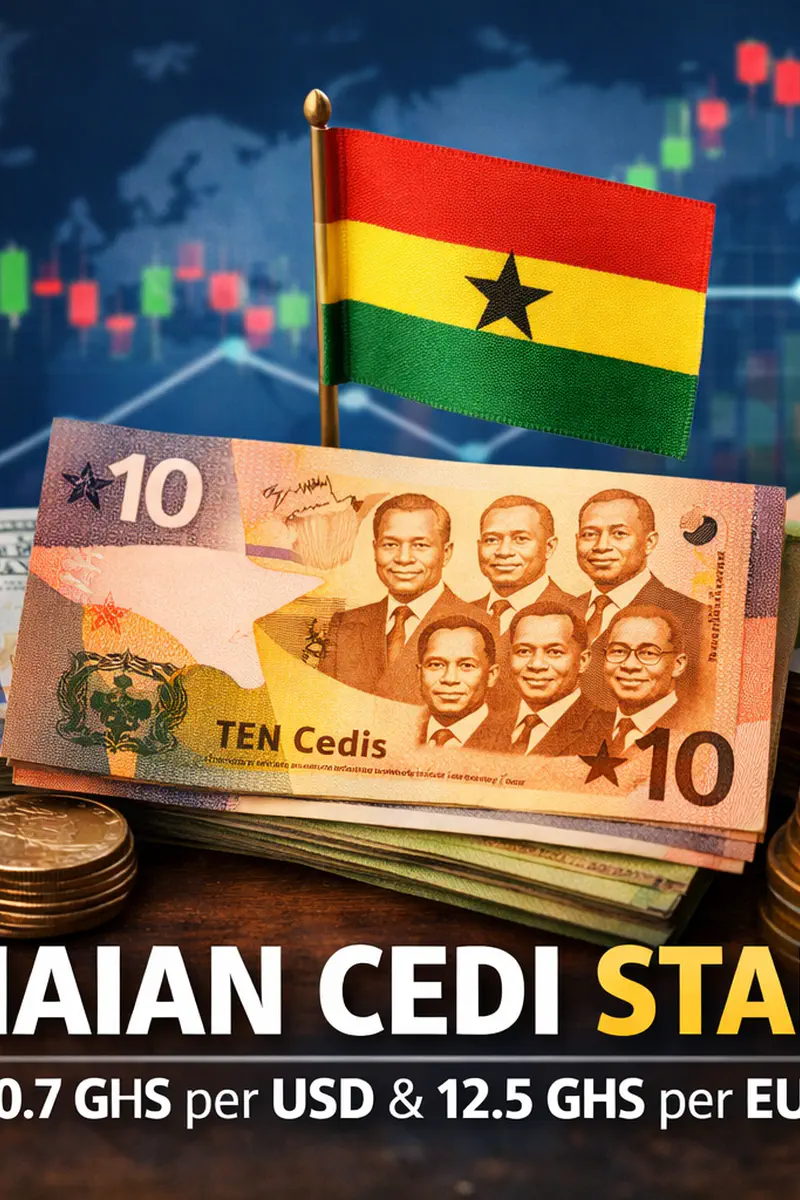 Ghanaian Cedi Holds Steady Amid Cautious Market Sentiment