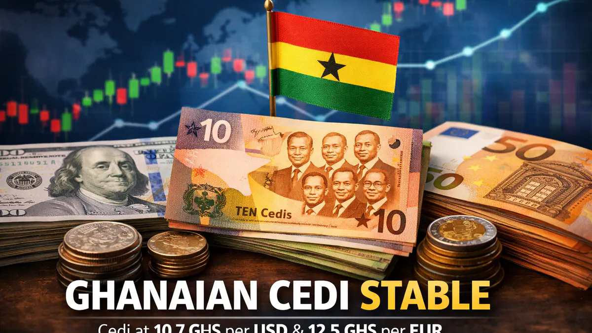 Ghanaian Cedi Holds Steady Amid Cautious Market Sentiment