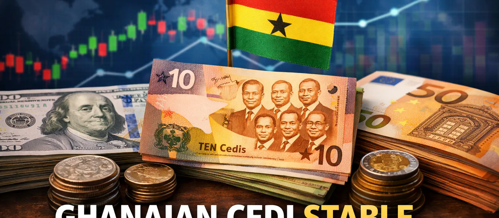 Ghanaian Cedi Holds Steady Amid Cautious Market Sentiment