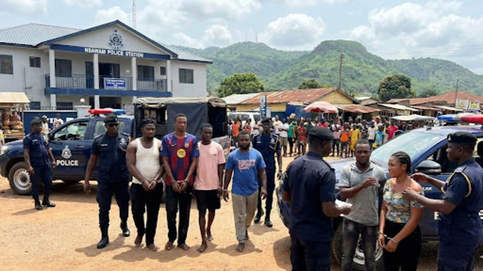Police Rescue Kidnap Victim, Recover Stolen Vehicles in Nsawam Operation